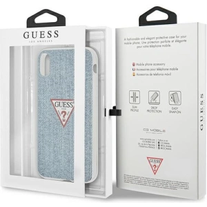 Wholesale Guess GUHCI61PCUJULLB Apple iPhone XR light blue hardcase Jeans Collection - GUE1172BLU - {ean13} - Hurt