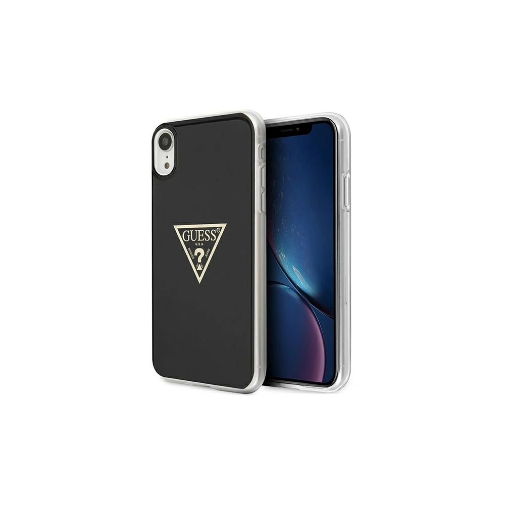 Hurtownia GSM - Etui Guess GUHCI61PCUMPTBK Apple iPhone XR czarny/black hardcase Metallic Collection - GUE1173BLK - {ean13} - Hurt