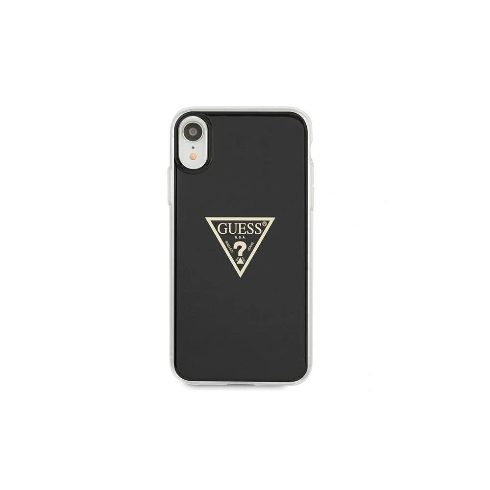 Wholesale Guess GUHCI61PCUMPTBK Apple iPhone XR black hardcase Metallic Collection - GUE1173BLK - {ean13} - Hurt