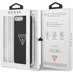 Hurtownia GSM - Etui Guess GUHCI8LPCUMPTBK Apple iPhone 8 Plus/7 Plus czarny/black hardcase Metallic Collection - GUE1174BLK - {ean13} - Hurt