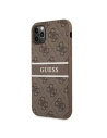 Etui Guess GUHCN584GDBR Apple iPhone 11 Pro brązowy/brown hardcase 4G Stripe