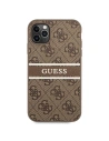 Etui Guess GUHCN584GDBR Apple iPhone 11 Pro brązowy/brown hardcase 4G Stripe