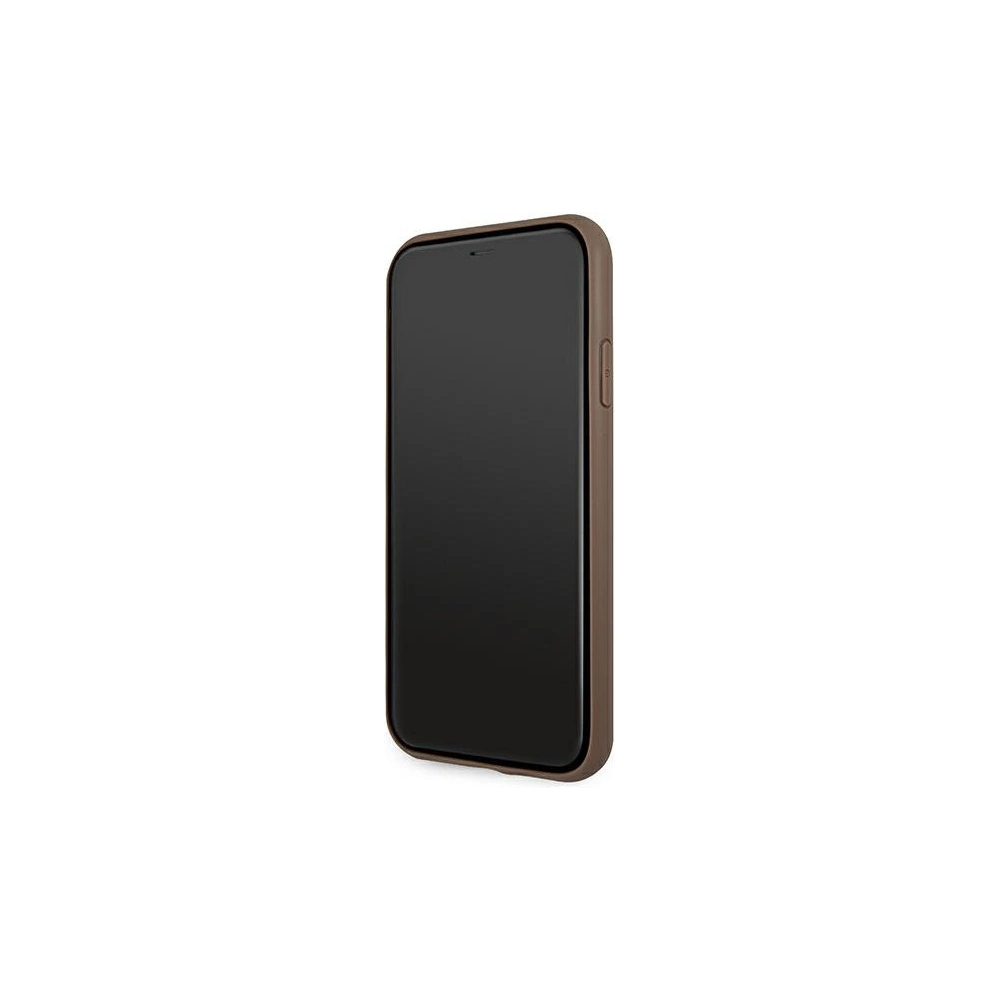 Etui Guess GUHCN584GDBR Apple iPhone 11 Pro brązowy/brown hardcase 4G Stripe