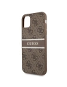 Etui Guess GUHCN584GDBR Apple iPhone 11 Pro brązowy/brown hardcase 4G Stripe
