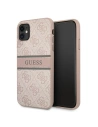 Etui Guess GUHCN614GDPI Apple iPhone 11 różowy/pink hardcase 4G Stripe