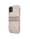 Etui Guess GUHCN614GDPI Apple iPhone 11 różowy/pink hardcase 4G Stripe