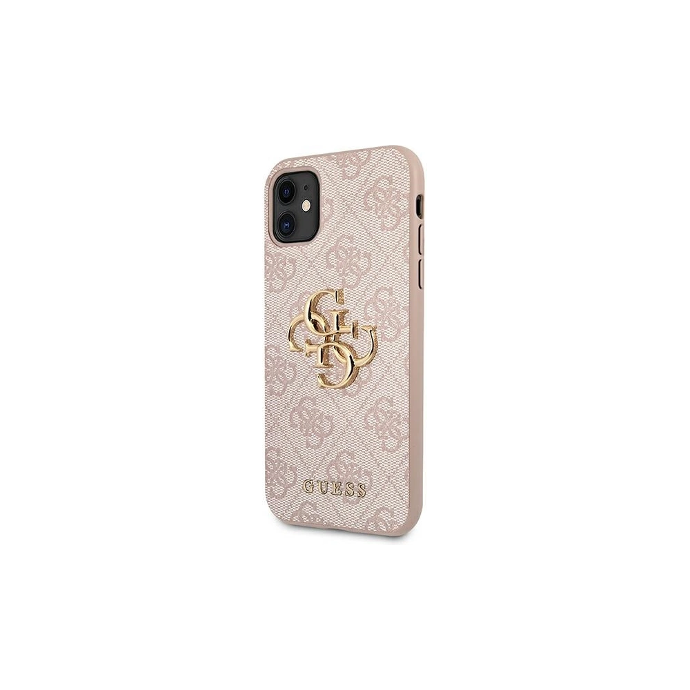 Etui Guess GUHCN614GMGPI Apple iPhone 11 różowy/pink hardcase 4G Big Metal Logo