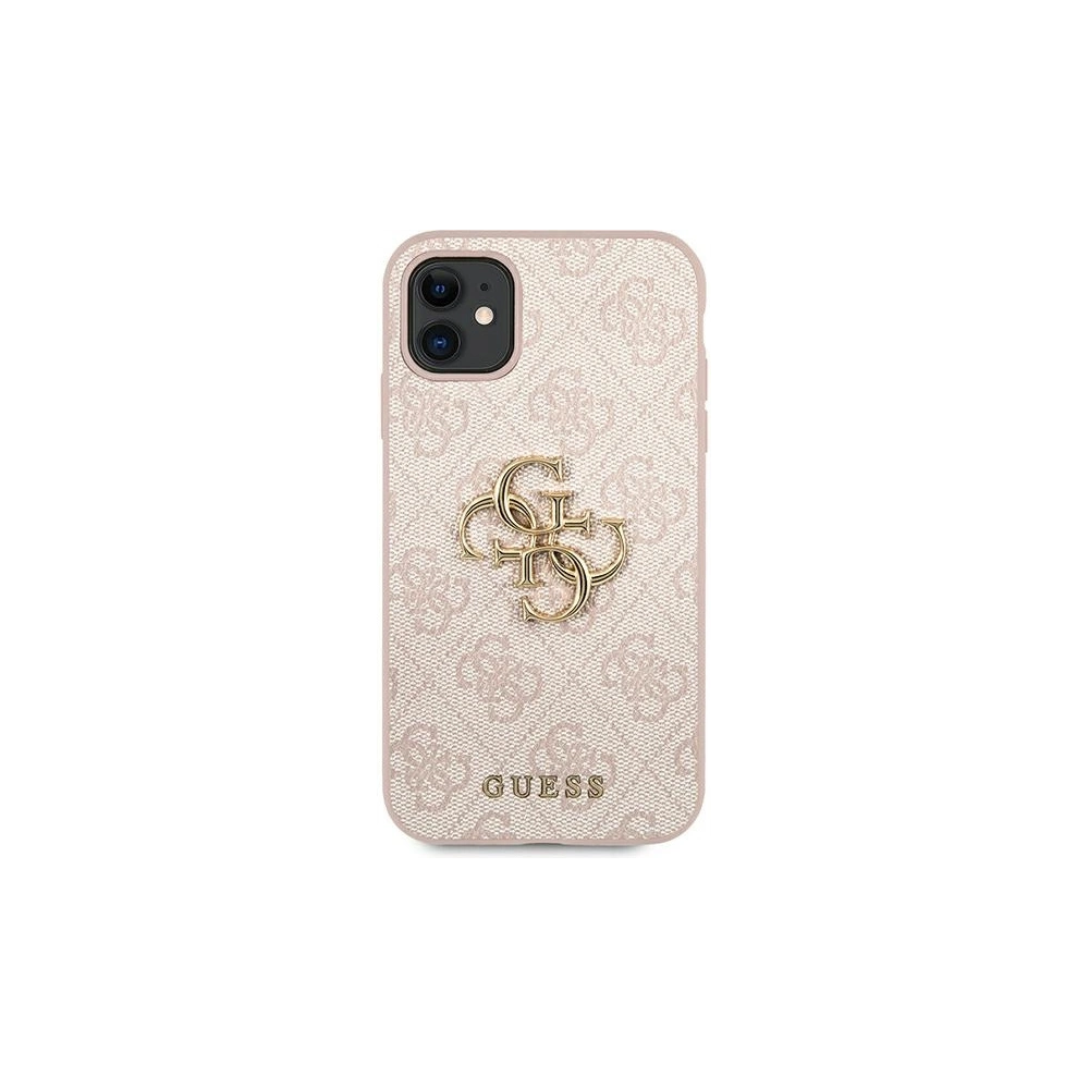 Etui Guess GUHCN614GMGPI Apple iPhone 11 różowy/pink hardcase 4G Big Metal Logo