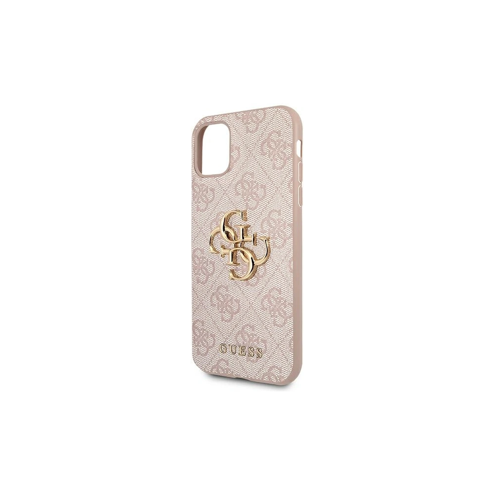 Etui Guess GUHCN614GMGPI Apple iPhone 11 różowy/pink hardcase 4G Big Metal Logo