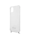 Hurtownia GSM - Guess Apple Case GUHCN61KC4GSSI iPhone 11 Transparentes Hartschalenetui 4G Silber Kette - GUE1180CL - {ean13} - Hurt