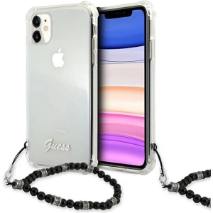 Hurtownia GSM - Etui Guess GUHCN61KPSBK Apple iPhone 11 Transparent hardcase Black Pearl - GUE1181CL - {ean13} - Hurt
