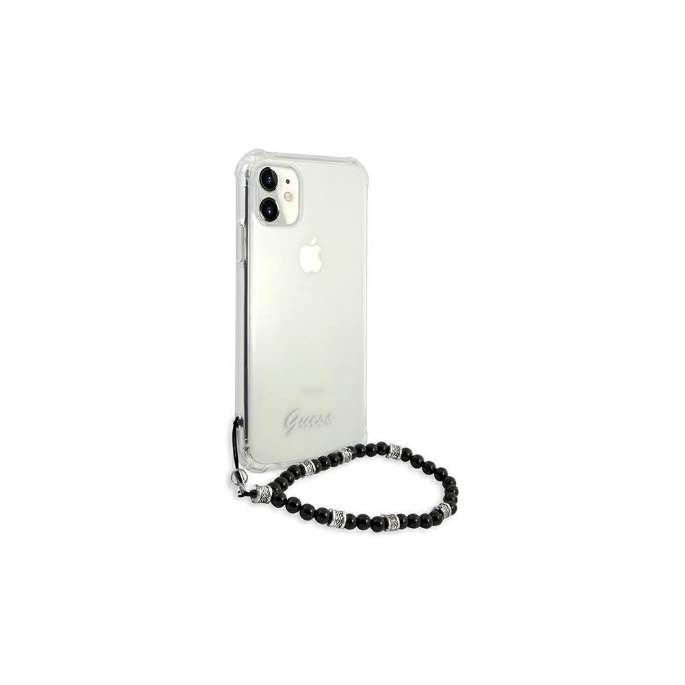 Hurtownia GSM - Etui Guess GUHCN61KPSBK Apple iPhone 11 Transparent hardcase Black Pearl - GUE1181CL - {ean13} - Hurt