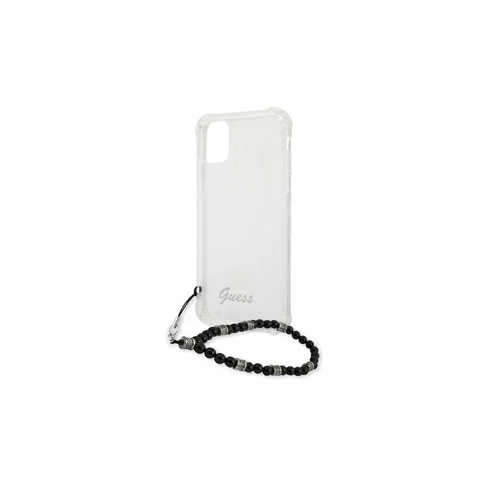 Hurtownia GSM - Etui Guess GUHCN61KPSBK Apple iPhone 11 Transparent hardcase Black Pearl - GUE1181CL - {ean13} - Hurt