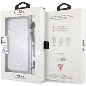 Hurtownia GSM - Etui Guess GUHCN61KPSBK Apple iPhone 11 Transparent hardcase Black Pearl - GUE1181CL - {ean13} - Hurt