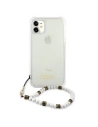 Hurtownia GSM - Etui Guess GUHCN61KPSWH Apple iPhone 11 Transparentní tvrdý obal Bílá perla - GUE1182CL - {ean13} - Hurt