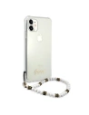 Hurtownia GSM - Etui Guess GUHCN61KPSWH Apple iPhone 11 Transparentní tvrdý obal Bílá perla - GUE1182CL - {ean13} - Hurt