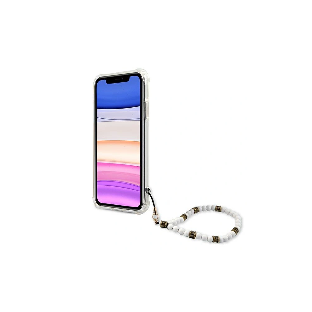 Hurtownia GSM - Etui Guess GUHCN61KPSWH Apple iPhone 11 Transparent hardcase White Pearl - GUE1182CL - {ean13} - Hurt