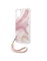 Wholesale Guess GUHCN61KSMAPI Apple iPhone 11 pink hardcase Marble with cord Collection - GUE1183PNK - {ean13} - Hurt