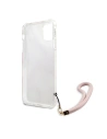 Hurtownia GSM - Etui Guess GUHCN61KSMAPI Apple iPhone 11 różowy/pink hardcase Marble with cord Collection - GUE1183PNK - {ean13} - Hurt