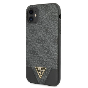 Hurtownia GSM - Etui Guess GUHCN61PU4GHBK Apple iPhone 11 szary/grey hardcase 4G Triangle Collection - GUE1184GRY - {ean13} - Hurt