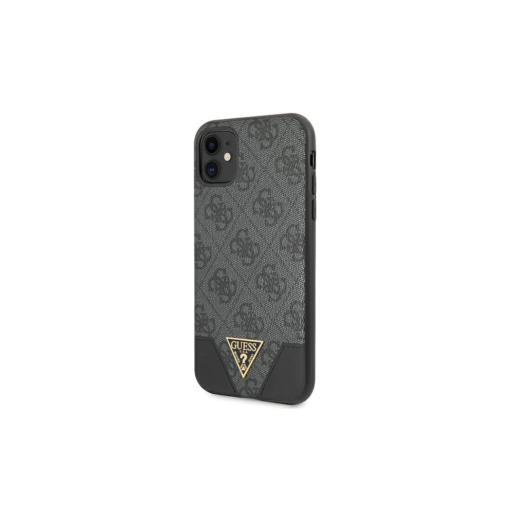 Hurtownia GSM - Etui Guess GUHCN61PU4GHBK Apple iPhone 11 szary/grey hardcase 4G Triangle Collection - GUE1184GRY - {ean13} - Hurt