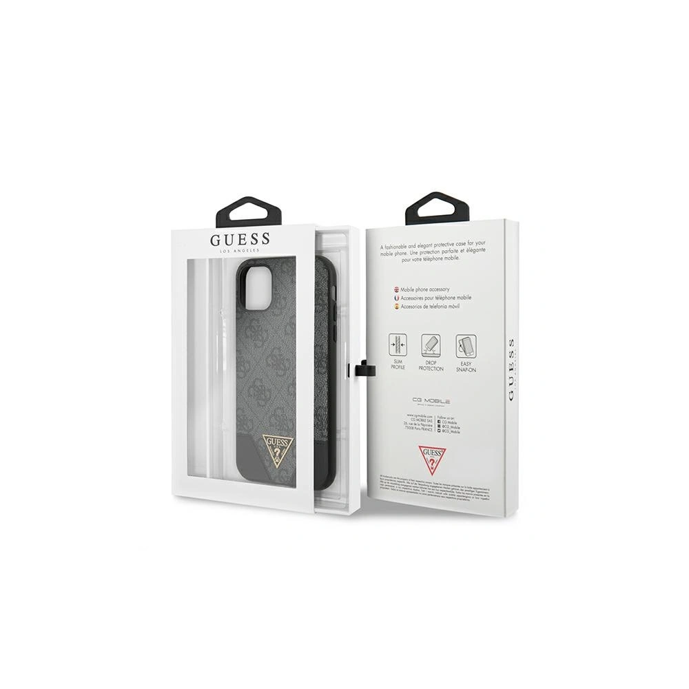 Hurtownia GSM - Etui Guess GUHCN61PU4GHBK Apple iPhone 11 szary/grey hardcase 4G Triangle Collection - GUE1184GRY - {ean13} - Hurt