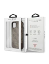 Wholesale Guess GUHCN61PU4GHBR Apple iPhone 11 brown hardcase 4G Triangle Collection - GUE1185BR - {ean13} - Hurt
