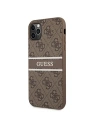 Hurtownia GSM - Etui Guess GUHCN654GDBR Apple iPhone 11 Pro Max brązowy/brown hardcase 4G Stripe - GUE1186BR - {ean13} - Hurt