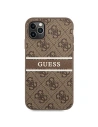 Hurtownia GSM - Etui Guess GUHCN654GDBR Apple iPhone 11 Pro Max brązowy/brown hardcase 4G Stripe - GUE1186BR - {ean13} - Hurt