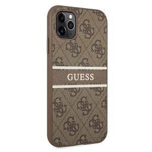 Hurtownia GSM - Etui Guess GUHCN654GDBR Apple iPhone 11 Pro Max brązowy/brown hardcase 4G Stripe - GUE1186BR - {ean13} - Hurt