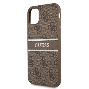 Hurtownia GSM - Etui Guess GUHCN654GDBR Apple iPhone 11 Pro Max brązowy/brown hardcase 4G Stripe - GUE1186BR - {ean13} - Hurt