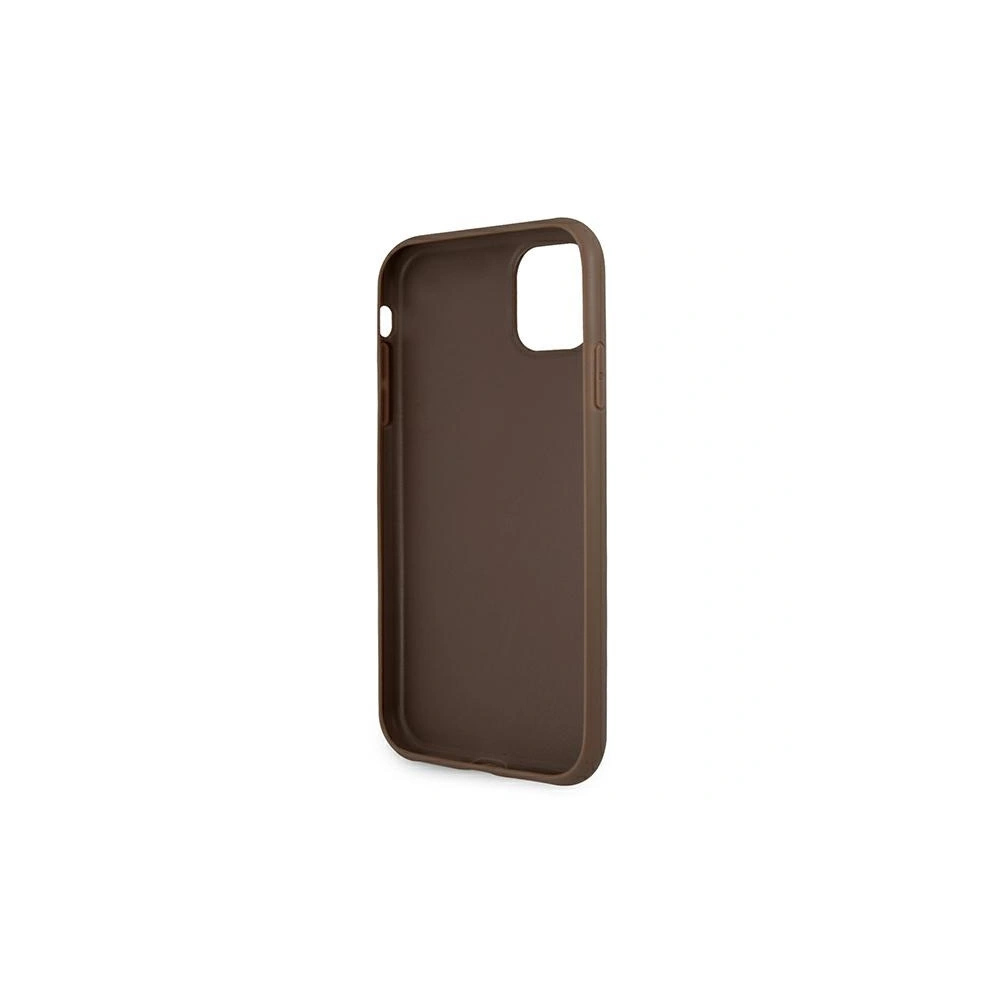 Hurtownia GSM - Etui Guess GUHCN654GDBR Apple iPhone 11 Pro Max hnědý/brown hardcase 4G Stripe - GUE1186BR - {ean13} - Hurt