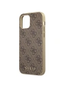Wholesale Guess GUHCP12LG4GB Apple iPhone 12 Pro Max brown hard case 4G Collection - GUE1189BR - {ean13} - Hurt