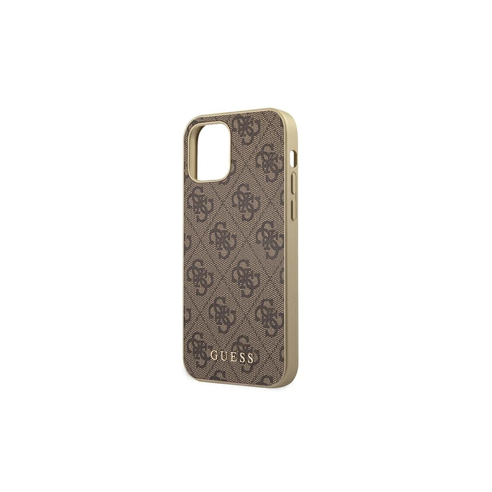 Hurtownia GSM - Etui Guess GUHCP12LG4GB Apple iPhone 12 Pro Max brązowy/brown hard case 4G Collection - GUE1189BR - {ean13} - Hurt