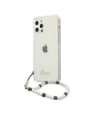 Wholesale Guess GUHCP12LKPSWH Apple iPhone 12 Pro Max Transparent hardcase White Pearl - GUE1190CL - {ean13} - Hurt