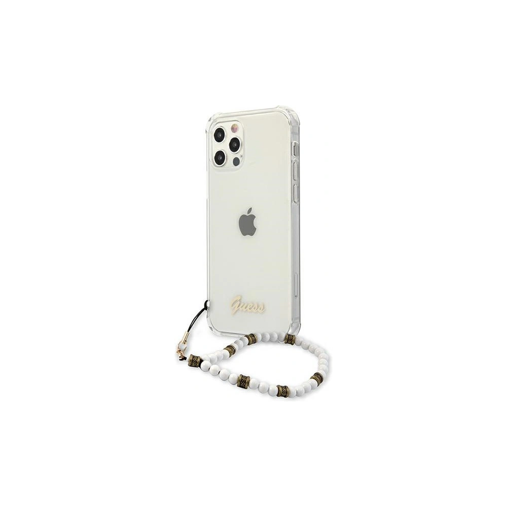 Hurtownia GSM - Etui Guess GUHCP12LKPSWH Apple iPhone 12 Pro Max Transparent hardcase White Pearl - GUE1190CL - {ean13} - Hurt