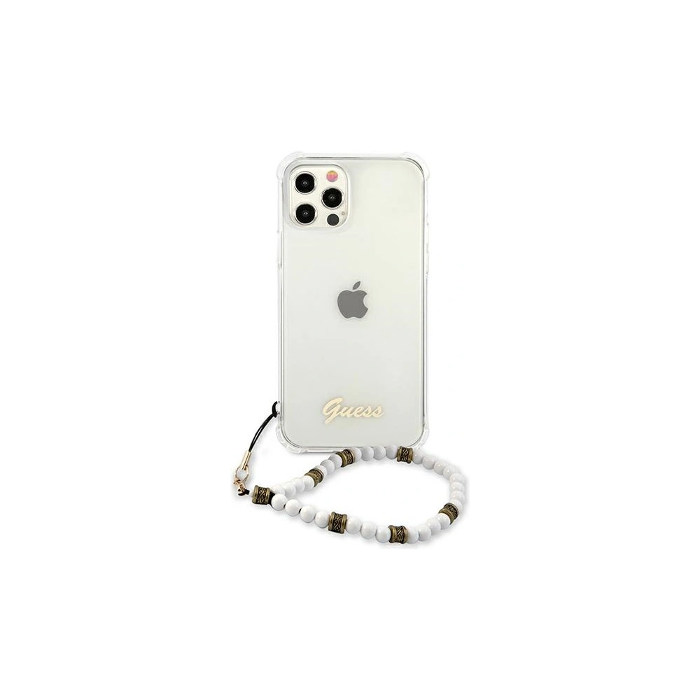 Wholesale Guess GUHCP12LKPSWH Apple iPhone 12 Pro Max Transparent hardcase White Pearl - GUE1190CL - {ean13} - Hurt