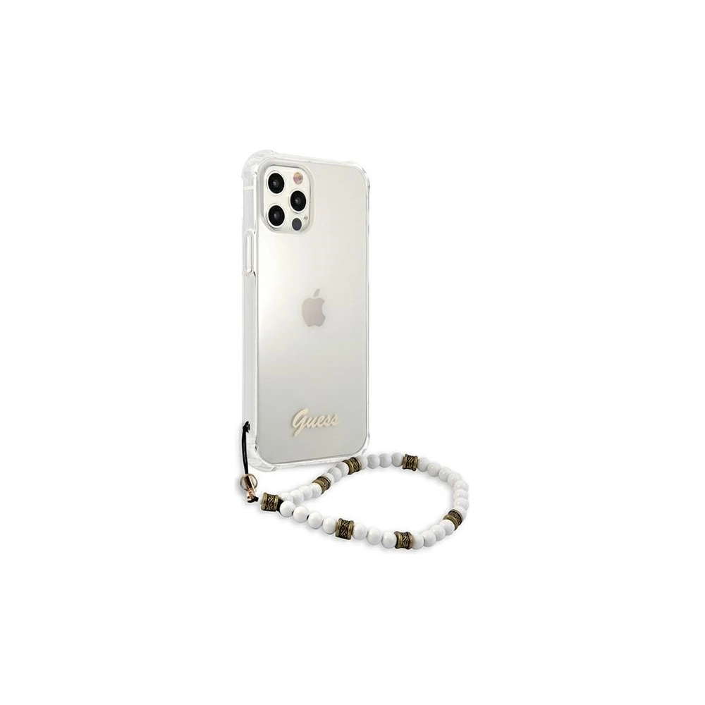 Wholesale Guess GUHCP12LKPSWH Apple iPhone 12 Pro Max Transparent hardcase White Pearl - GUE1190CL - {ean13} - Hurt