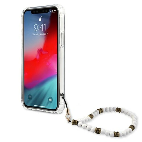Etui Guess GUHCP12LKPSWH Apple iPhone 12 Pro Max Transparent hardcase White Pearl
