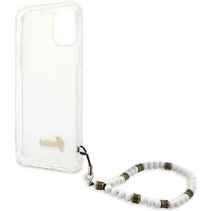 Hurtownia GSM - Etui Guess GUHCP12LKPSWH Apple iPhone 12 Pro Max průhledný tvrdý obal Bílá perla - GUE1190CL - {ean13} - Hurt