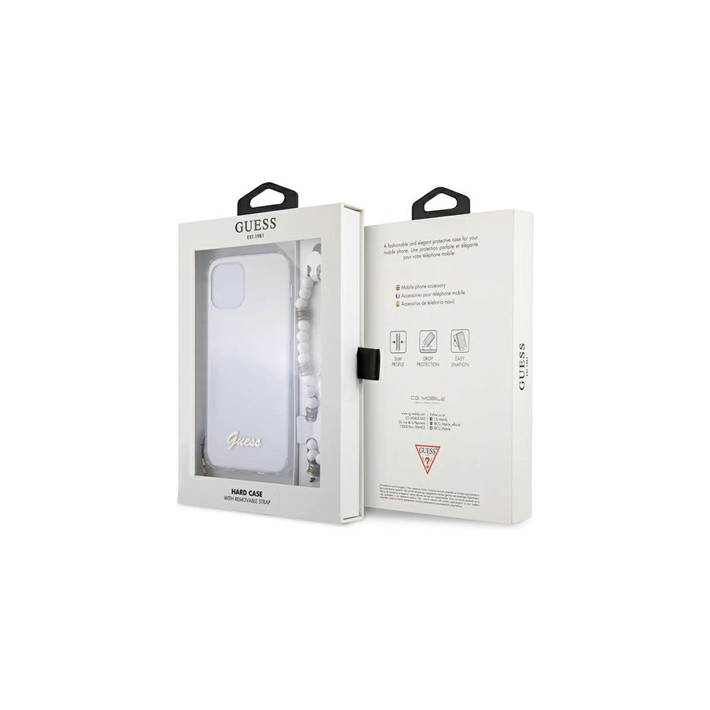 Wholesale Guess GUHCP12LKPSWH Apple iPhone 12 Pro Max Transparent hardcase White Pearl - GUE1190CL - {ean13} - Hurt