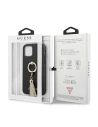 Hurtownia GSM - Etui Guess GUHCP12LRSSABK Apple iPhone 12 Pro Max czarny/black hardcase Saffiano with ring stand - GUE1192BLK - {ean13} - Hurt