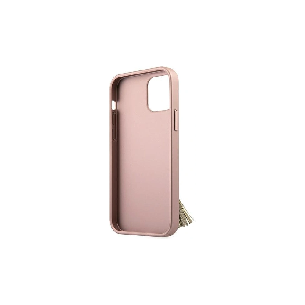 Wholesale Guess GUHCP12LRSSARG Apple iPhone 12 Pro Max pink hardcase Saffiano with ring stand - GUE1193PNK - {ean13} - Hurt