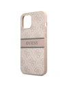 Hurtownia GSM - Etui Guess GUHCP12M4GDPI Apple iPhone 12/12 Pro růžový/pink hardcase 4G Stripe - GUE1194PNK - {ean13} - Hurt