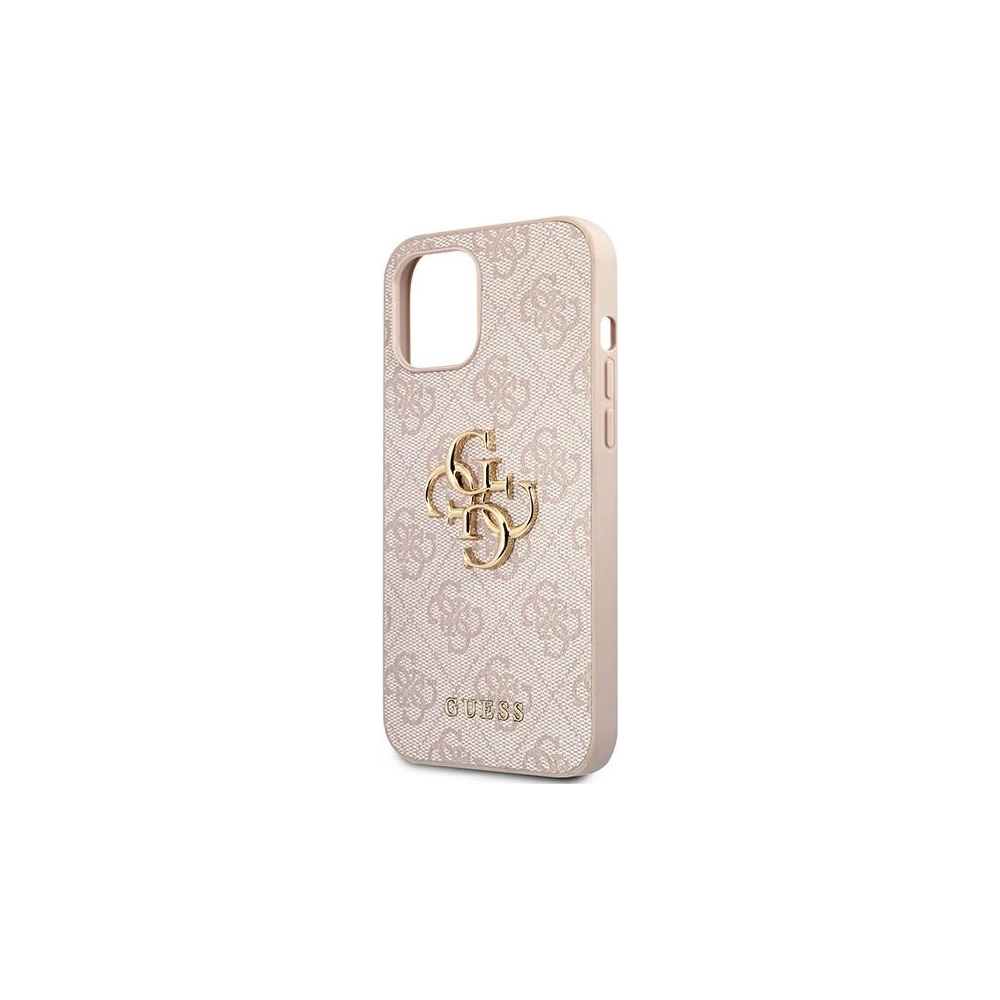 Wholesale Guess GUHCP12M4GMGPI Apple iPhone 12/12 Pro pink hardcase 4G Big Metal Logo - GUE1195PNK - {ean13} - Hurt