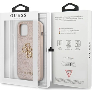 Hurtownia GSM - Etui Guess GUHCP12M4GMGPI Apple iPhone 12/12 Pro růžový/pink hardcase 4G Big Metal Logo - GUE1195PNK - {ean13} - Hurt