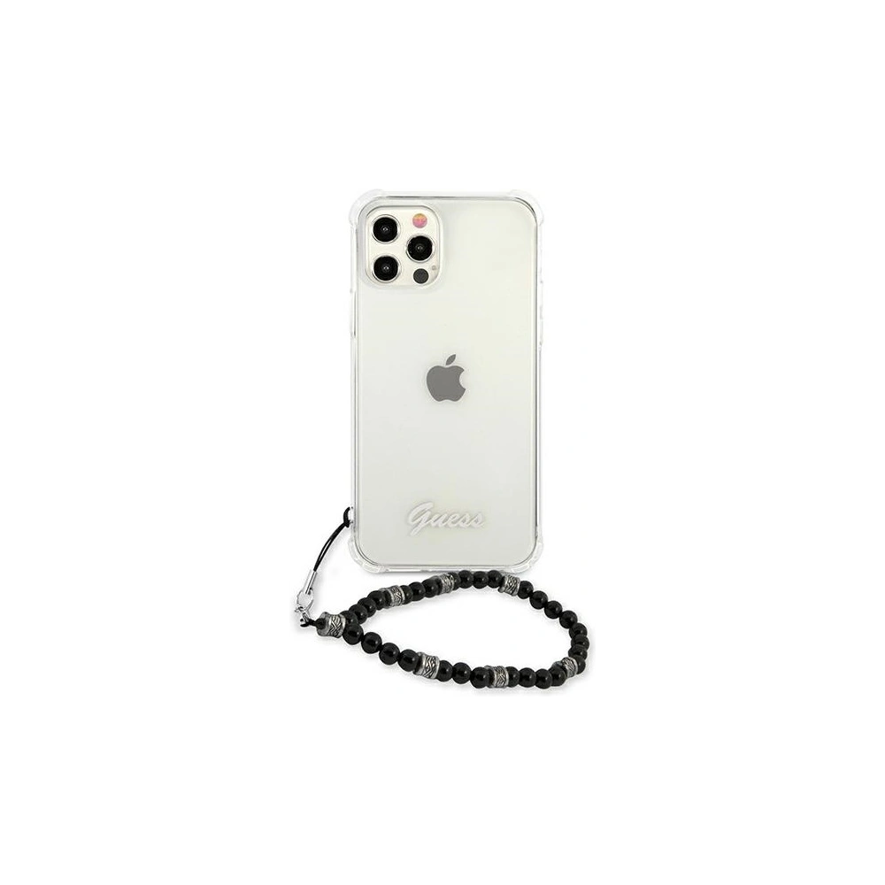 Hurtownia GSM - Etui Guess GUHCP12MKPSBK Apple iPhone 12/12 Pro Transparent hardcase Black Pearl - GUE1196CL - {ean13} - Hurt