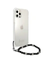 Hurtownia GSM - Etui Guess GUHCP12MKPSBK Apple iPhone 12/12 Pro Transparentní tvrdý obal Černá perla - GUE1196CL - {ean13} - Hurt