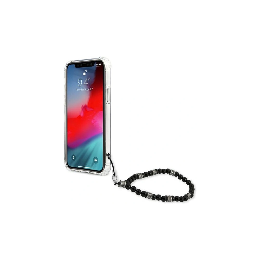 Hurtownia GSM - Etui Guess GUHCP12MKPSBK Apple iPhone 12/12 Pro Transparentní tvrdý obal Černá perla - GUE1196CL - {ean13} - Hurt