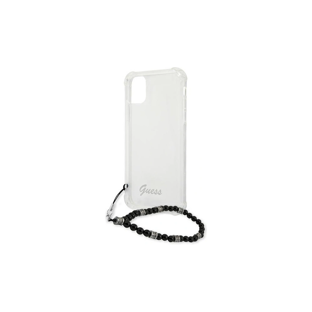 Hurtownia GSM - Etui Guess GUHCP12MKPSBK Apple iPhone 12/12 Pro Transparentní tvrdý obal Černá perla - GUE1196CL - {ean13} - Hurt